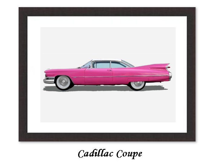 4 Cadillac Coupe Framed Print